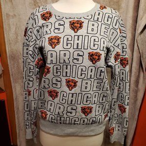 NWOT Chicago Bears NFL Gray Sweatshirt Junior's Medium New